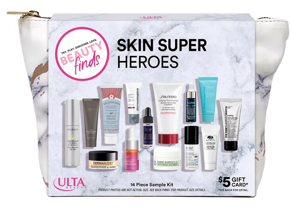 12-22 Beauty Finds by ULTA Beauty Skin Super Heroes Sampler Kit Ulta Beauty icangwp
