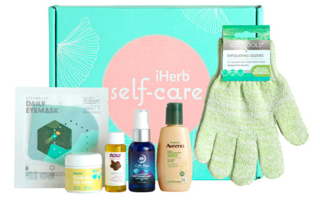 Screenshot_2020-12-10 Promotional Products, iHerb Self-Care Box, 6 Piece Set