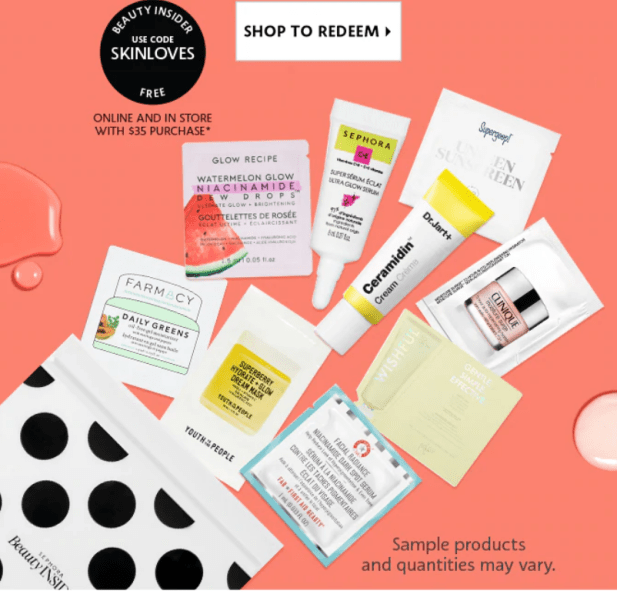 01-07 Beauty Sample Bag Sephora coupon icangwp