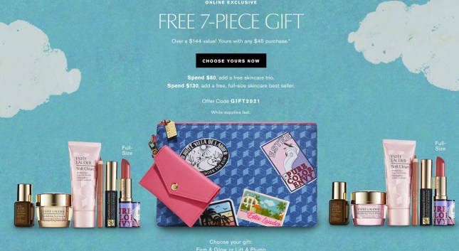 2021-01-21 Estee Lauder gift with purchase schedule 2021 icangwp blog