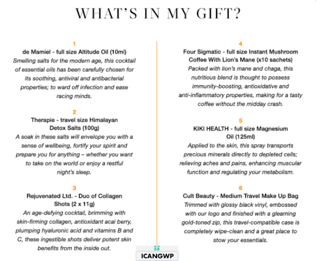 cult beauty goody bag 2021 icangwp