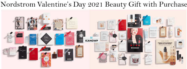 nordstrom beauty gift with purchase icangwp jan 2021 27pc 20pc valentines day icangwp
