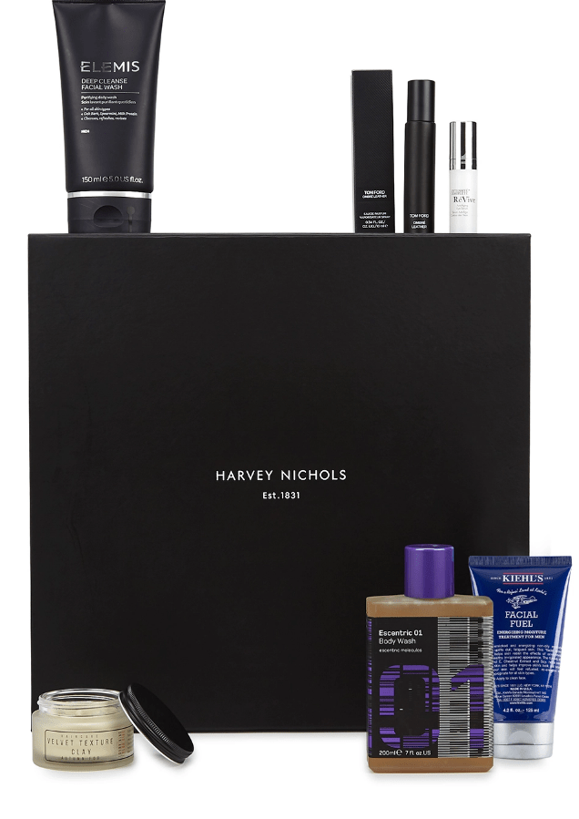 2021-02-02 harvey nichols hamper The Essential Men’s Edit icangwp