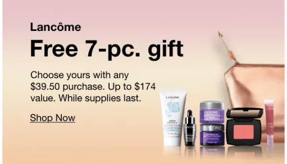 2021-02-02 lancome gift with purchase Macy's icangwp