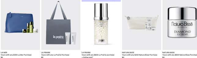 2021-03-01 Beauty Gifts with Purchase at Bergdorf Goodman icangwp blog