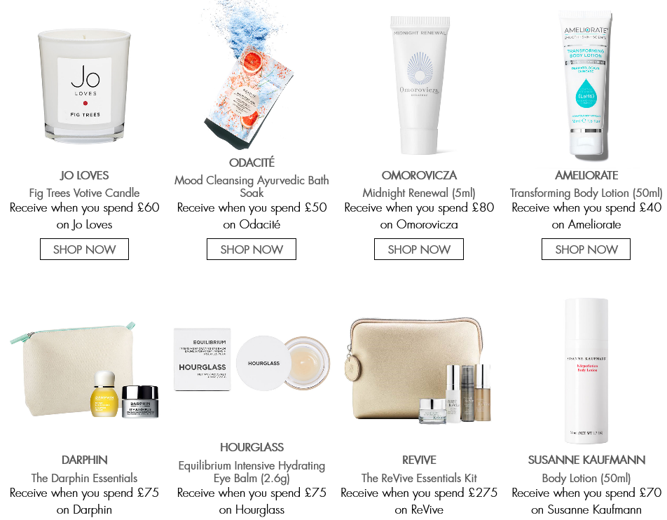 2021-04-29 Offers and Gifts with Purchase Space NK uk icangwp