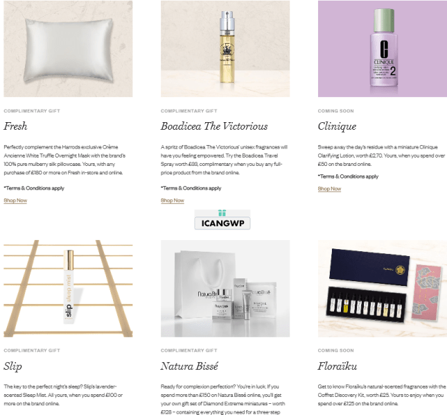 Screenshot_2021-04-29 Beauty Offers Gift With Purchase Harrods US