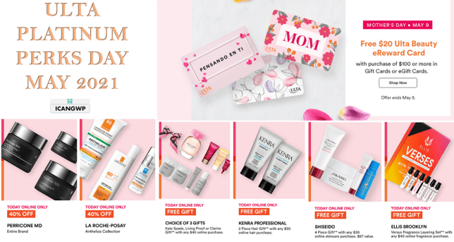 ulta platinum perks day may 2021 icangwp beauty blog