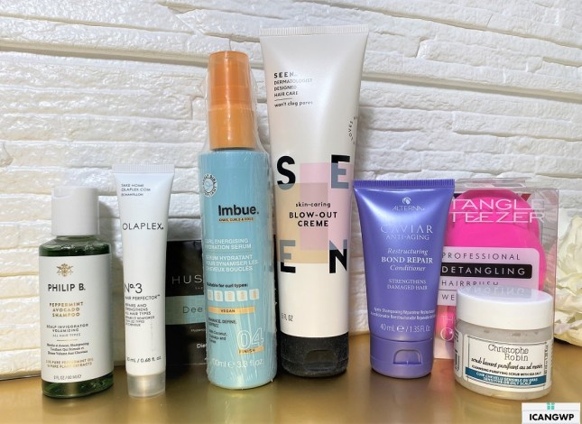 lookfantastic hair edit 2021 unboxing icangwp