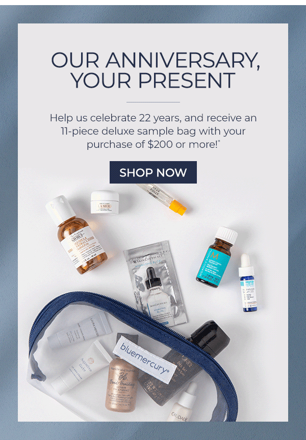 bluemercury anniversary gift with purchase icangwp