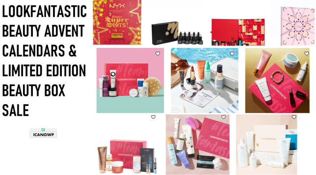 LOOKFANTASTIC BEAUTY ADVENT CALENDAR 2021 SALE ICANGWP