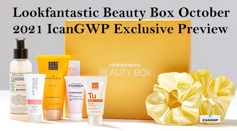 lookfantastic october 2021 beauty box full spoilers icangwp