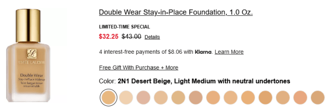 Screenshot 2021-09-10 at 09-45-30 Estée Lauder Double Wear Foundation Collection Reviews - Makeup - Beauty - Macy's