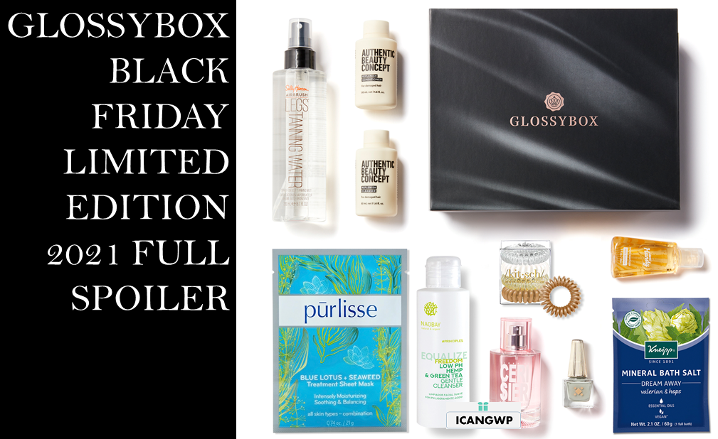 GLOSSYBOX BLACK FRIDAY LIMITED EDITION BOX ICANGWP BLOG
