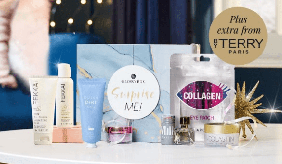 glossybox holiday box $30 Box Including Milk Makeup, Valentino, Fekkai more