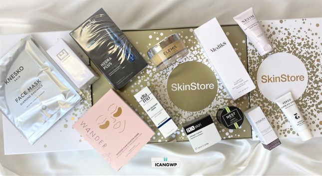 skinstore holiday beauty box unboxing icangwp blog 2021
