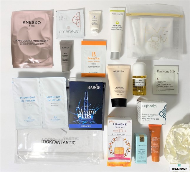 lookfantastic beauty bag icangwp blog unboxing