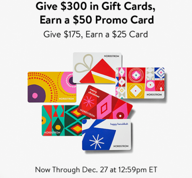 nordstrom earn 25 promo card on 175 purchase icangwp