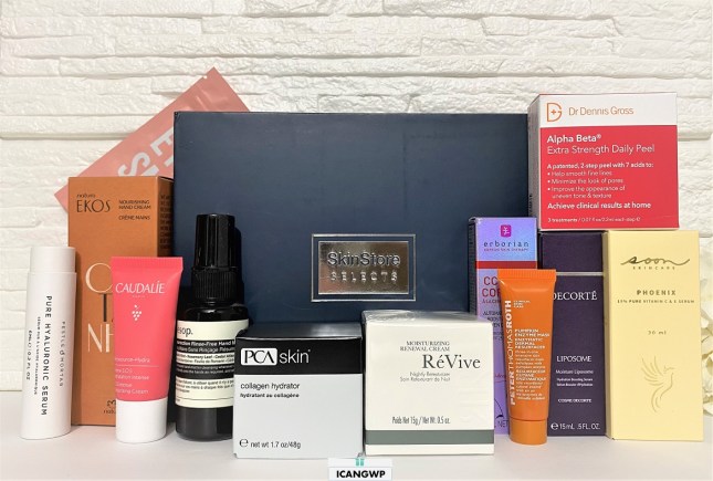 skinstore selects beauty box icangwp