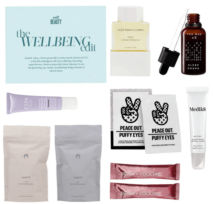 cult beauty box uk wellbeing edit icangwp