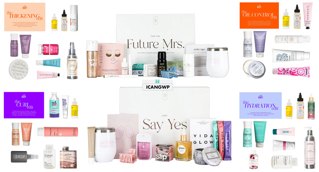 cult beauty box bridemaid box icangwp