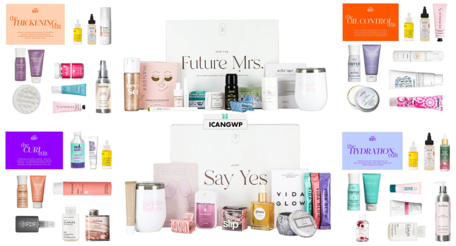 cult beauty box bridemaid box icangwp