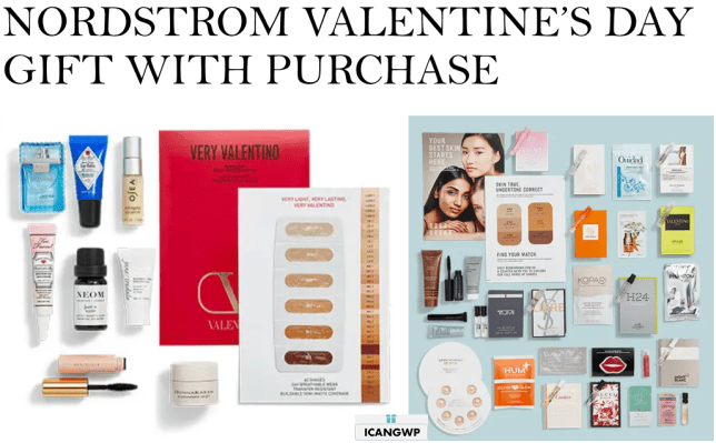 NORDSTROM VALENTINE’S DAY GIFT WITH PURCHASE ICANGWP