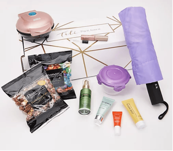 Screenshot 2022-02-23 at 10-44-38 TILI Try It, Love It Multi Category 11-Piece Sampling Box - QVC com