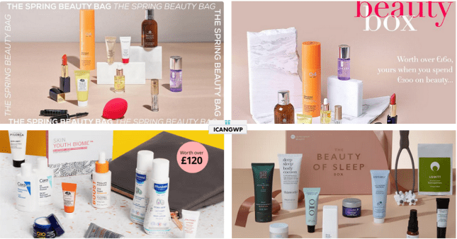 beauty goody bags april 2022 icangwp