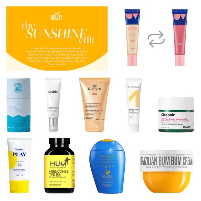 cult beauty the sunshine edit icangwp blog