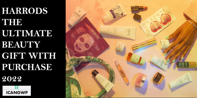harrods BEAUTY GIFT WITH PURCHASE 2022 icangwp