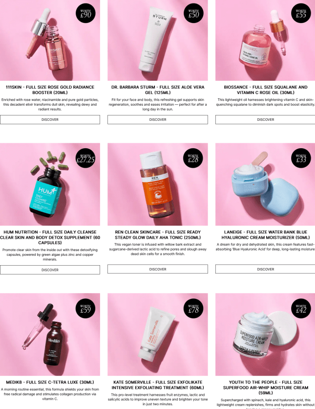 Cult Beauty goody bag 2022 UK icangwp (2)