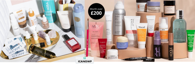 niche beauty goody bag july 2022 icangwp