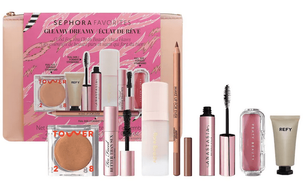 Screenshot 2022-07-12 at 08-40-41 Gleamy Dreamy All-Over Face Makeup Set - Sephora Favorites Sephora
