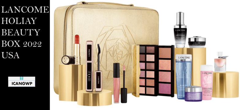 lancome holiday beauty box 2022 USA icangwp