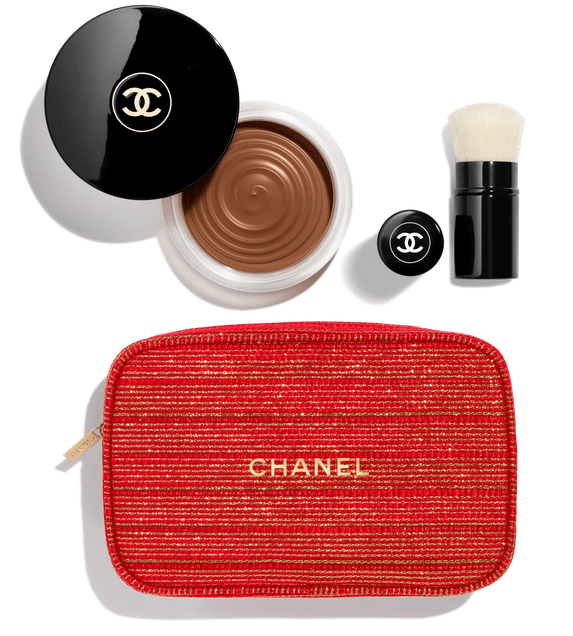 chanel holiday beauty sets 2022 GLOW FORTH Bronzer set CHANEL icangwp
