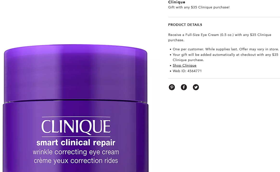 Screenshot 2022-12-07 at 15-19-46 Clinique Gift with any $35 Clinique purchase! Back to Results - Beauty &amp; Cosmetics - Bloomingdale's