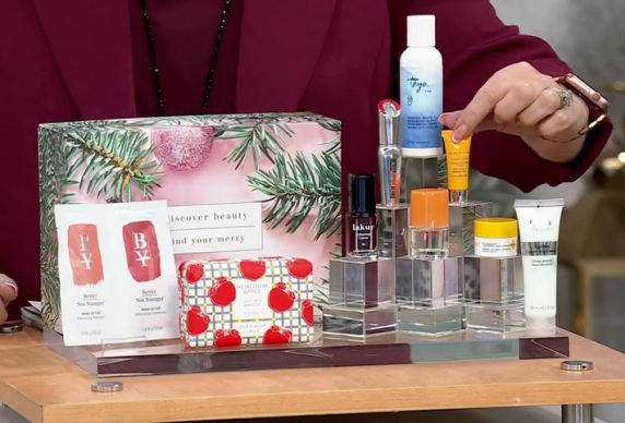HSN Discover Beauty x Find Your Merry Sample Box icangwp