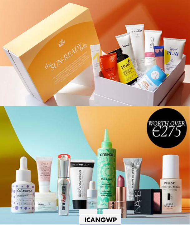 cult beauty box sun spf box icangwp 2023