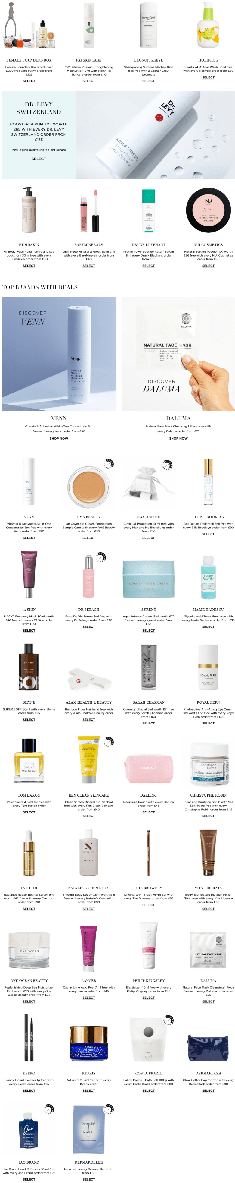 Niche Beauty gift with purchase icangwp blog
