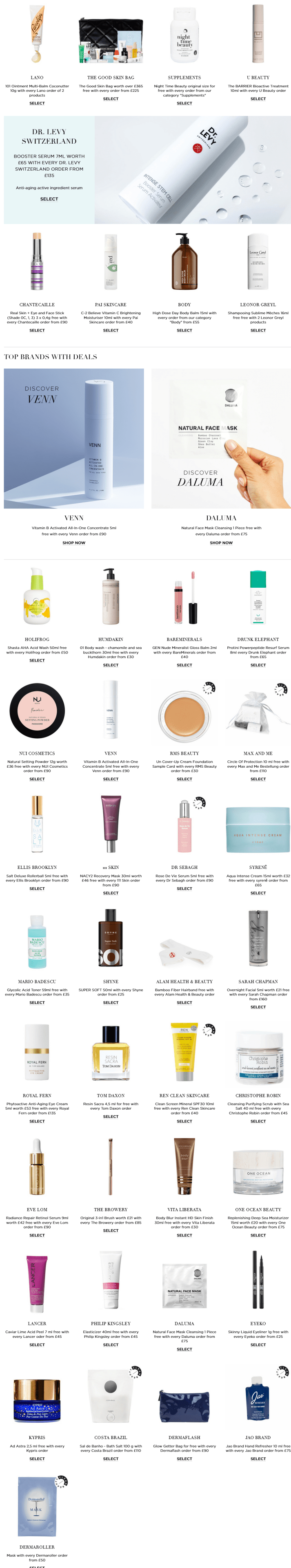 Niche Beauty gift with purchase icangwp