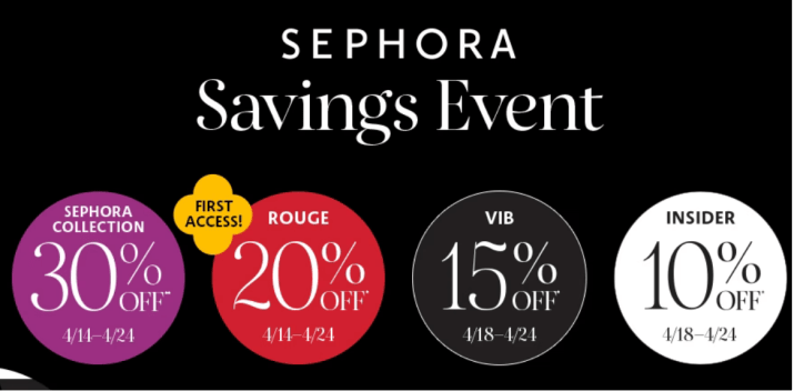 sephora 20% off Sale 2023 Savings Event Sephora icangwp
