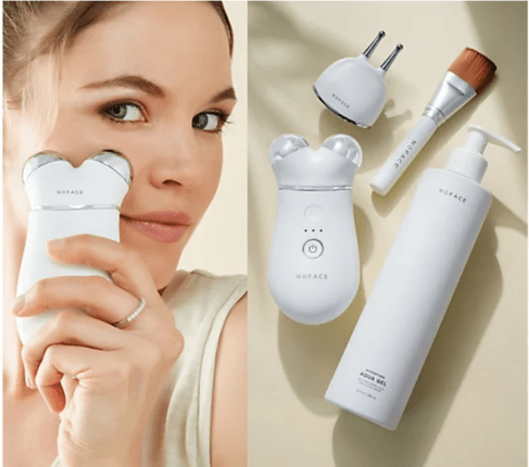 Screenshot 2023-04-21 at 08-35-19 NuFACE Trinity w_ELE Attachment Aqua Gel and Brush - QVC.com