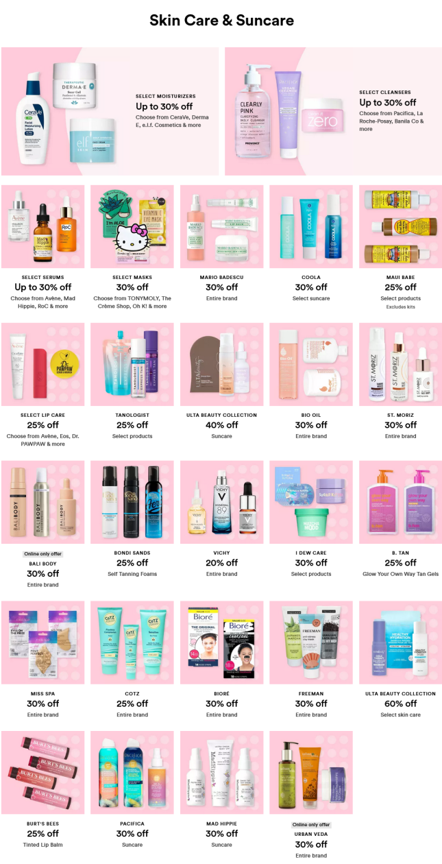 Spring Haul Sale Event Ulta Beauty april 6 -1 15 2023 icangwp 3