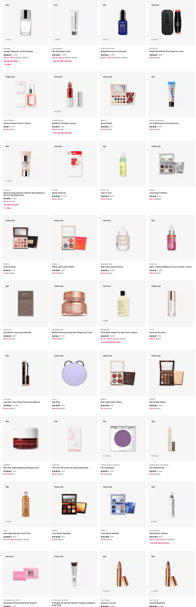 Ulta Beauty 21 days of beauty event extended icangwp 1