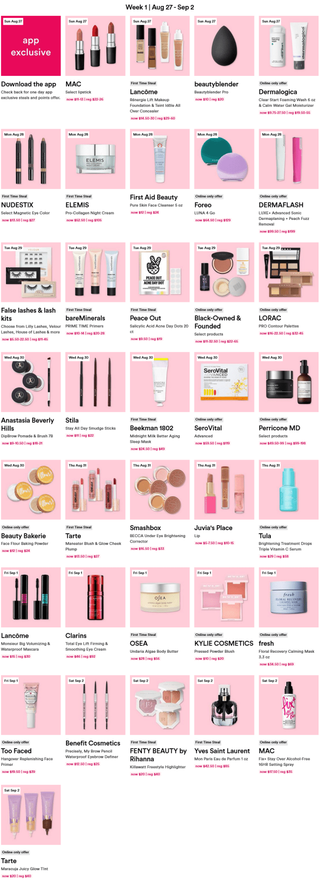 ulta 21 Days of Beauty Fall 2023 Sale icangwp week 1
