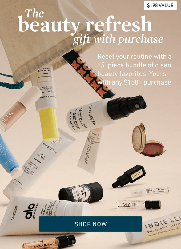 Credo Beauty Meet The Beauty Refresh gift bundle 2024 icangwp