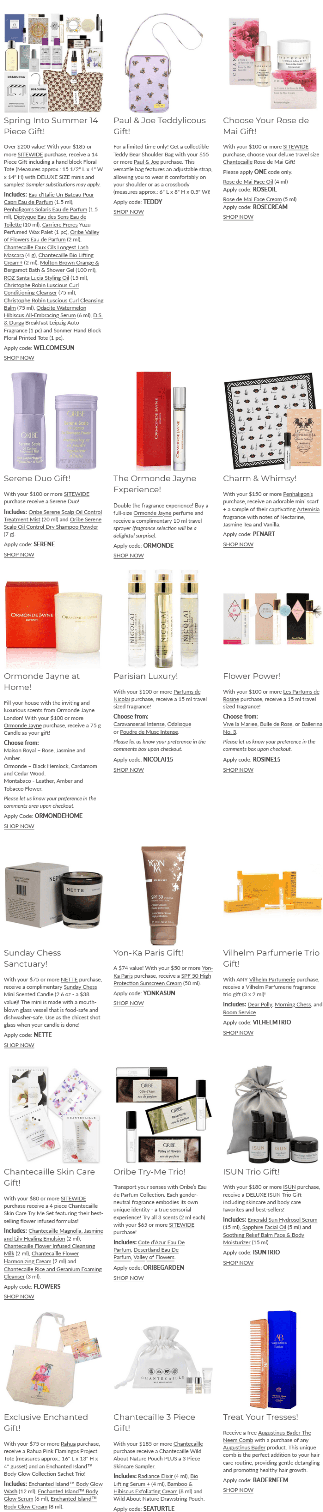 beautyhabit coupon gift with purchase Special Offers Free Gifts icangwp