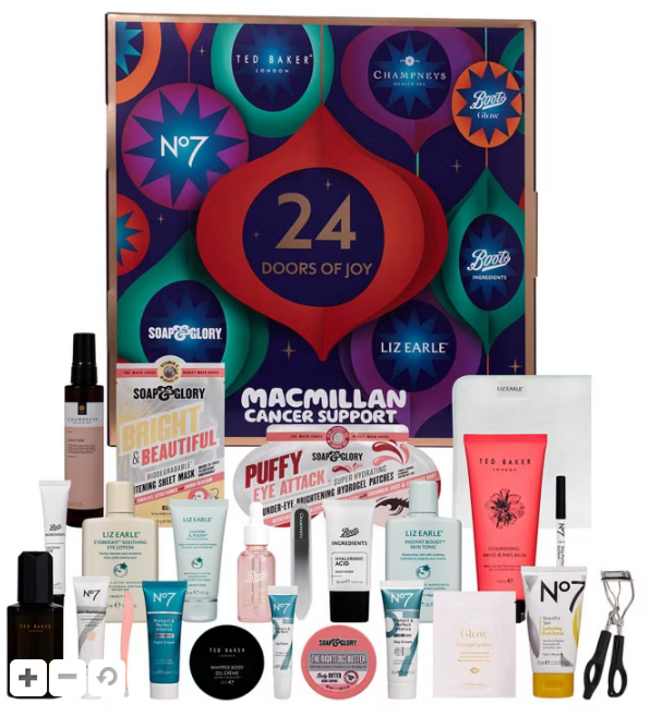Macmillan beauty advent calendar 2024 icangwp