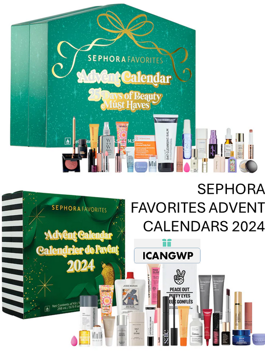 SEPHORA FAVORTIES ADVENT CALENDARS 2024 ICANGWP BEAUTY BLOG